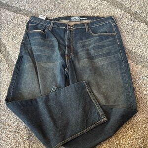 Signature by Levi Strauss Relaxed Blue Jeans with Vintage Appeal